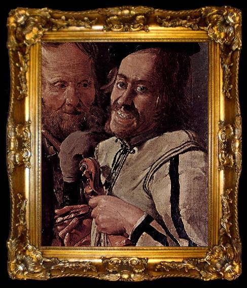 framed  LA TOUR, Georges de Schlagerei der Musikanten, ta009-2